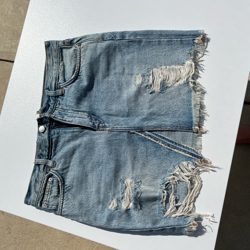 Free people Jean skirt